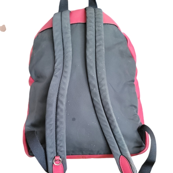 COACH Backpack Daypack Signature Red Brown G1822 F32200 Medium Size EUC - Picture 5 of 15